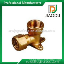 forged wall plate elbow of brass pipe fitting